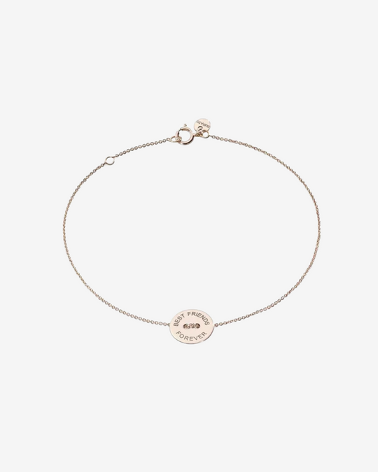 Best Friends Forever Rose Gold Bracelet