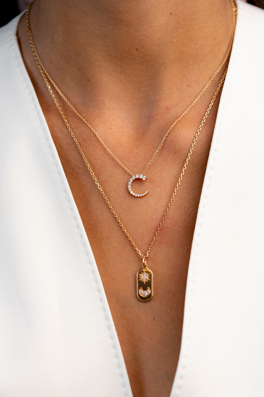Colar Sasa em Ouro Rosa com Diamantes