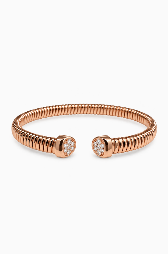 Pink Gold Bracelet with Diamonds