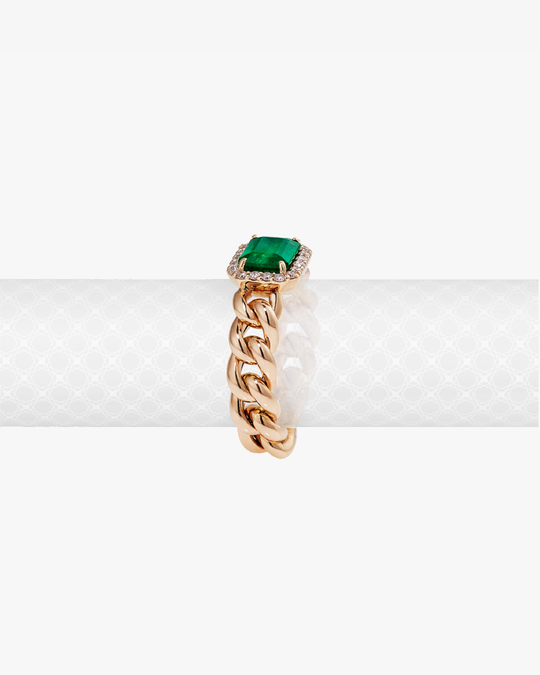 Gold and Emerald Ring