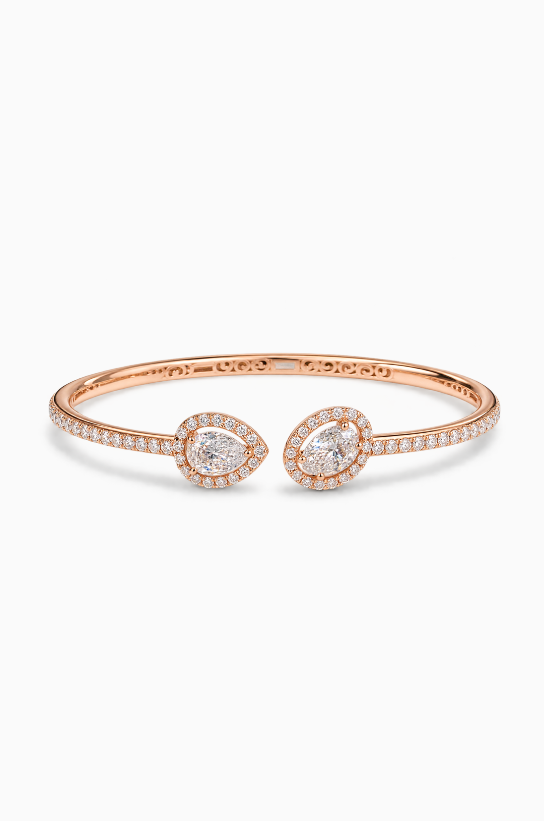 Pink Gold Bracelet with Diamonds
