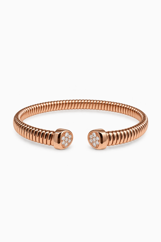 Pink Gold Bracelet with Diamonds