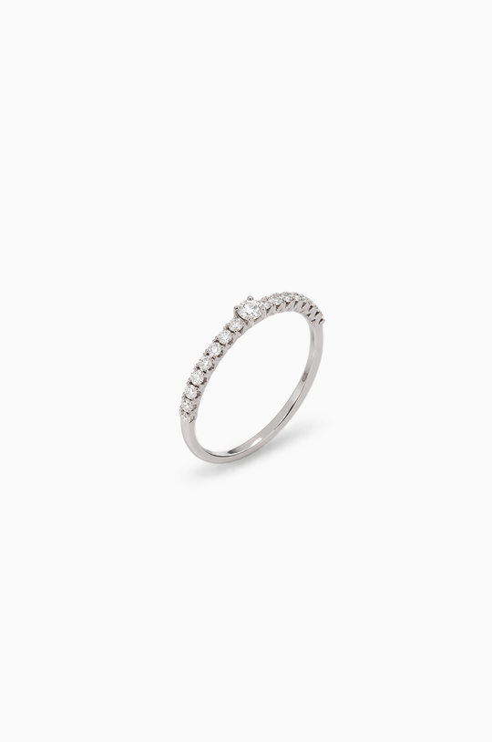 White Gold and Diamonds Engagement Ring