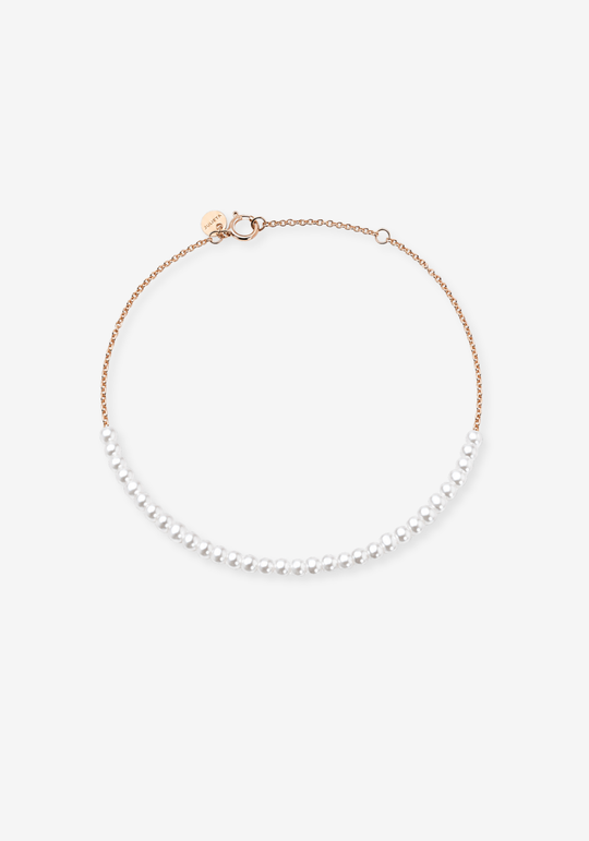 Essential Micropearls - Gold Bracelet