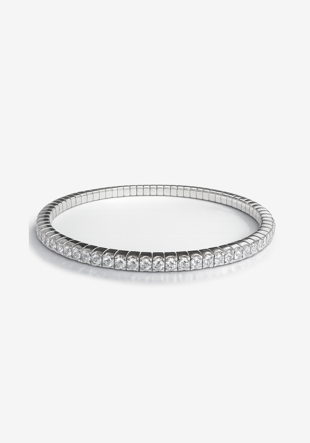 White Gold Tennis Bracelet with Diamonds
