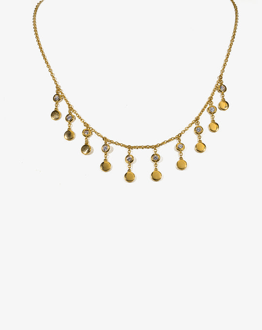 Gold and Diamonds Necklace