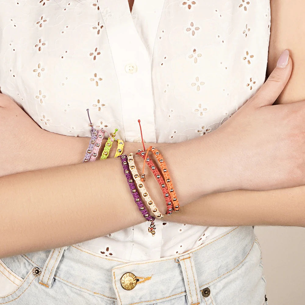 Cotton Bracelet with Dots