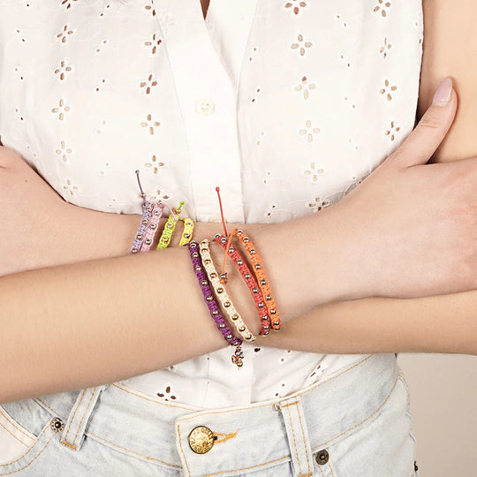 Cotton Bracelet with Dots