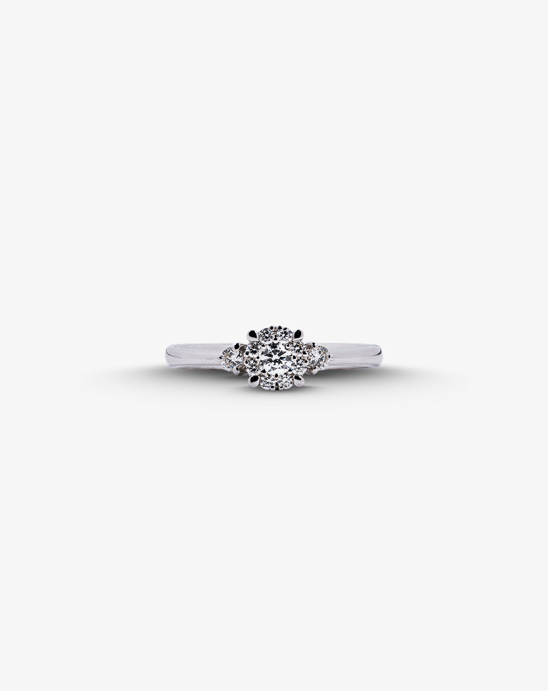 White Gold and Diamond Engagement Ring