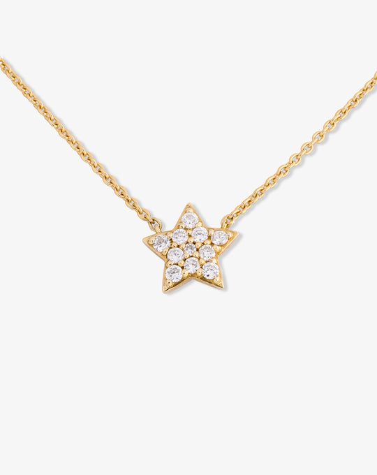 Colar com Estrela e Diamantes