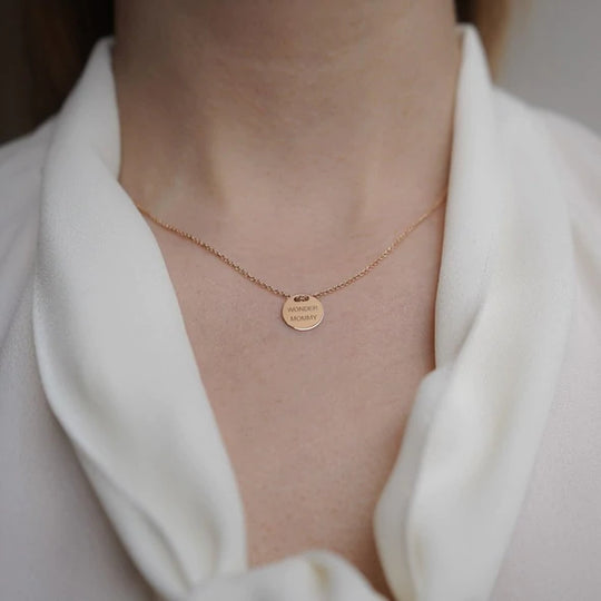 Rose Gold Minimal Necklace