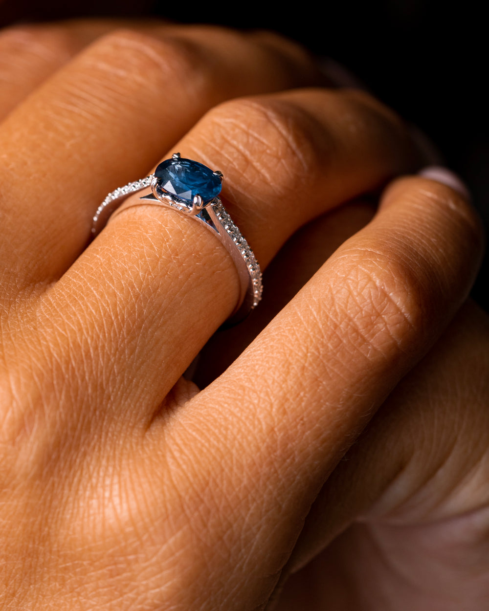 Sapphire Engagement Ring