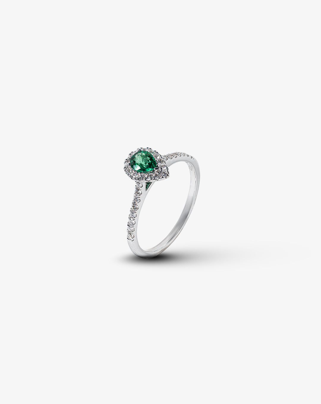 Briar rose three stone with natural emerald and black diamonds – Oore  jewelry