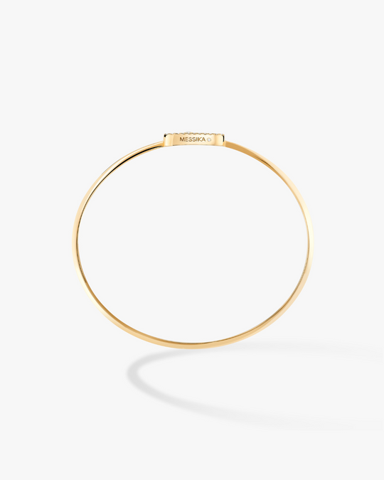 Move Uno Pavé Flex Bangle Bracelet - Gold