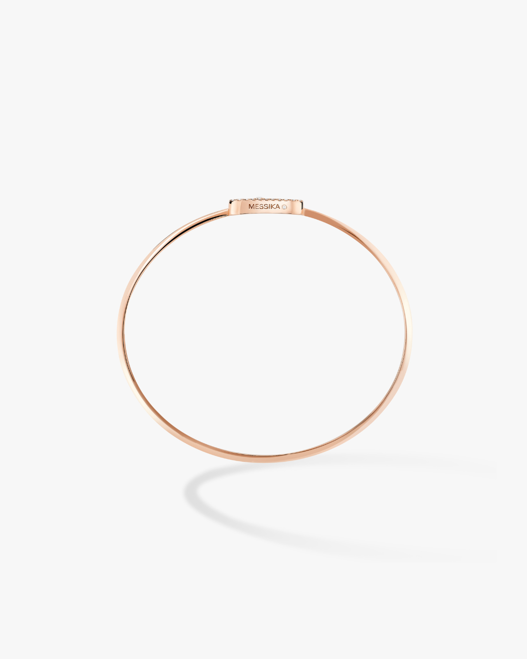 Move Uno Pavé Flex Bangle Bracelet - Rose Gold