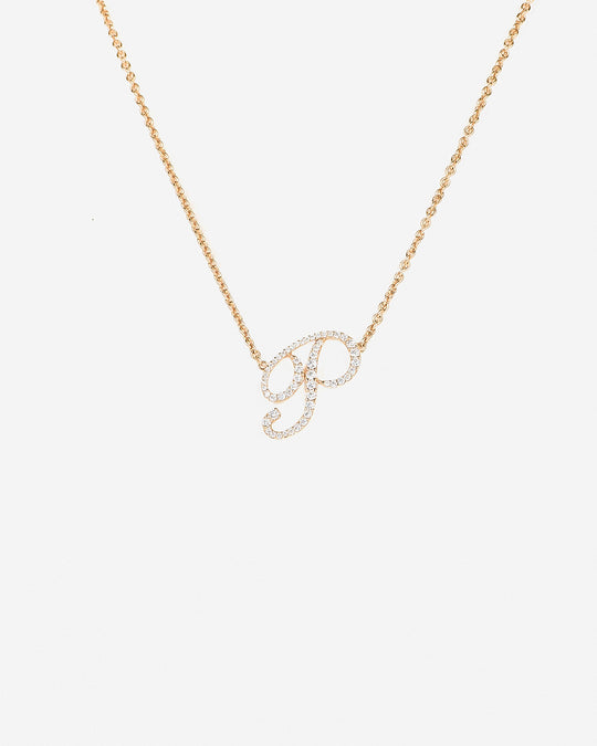 Necklace Letter P